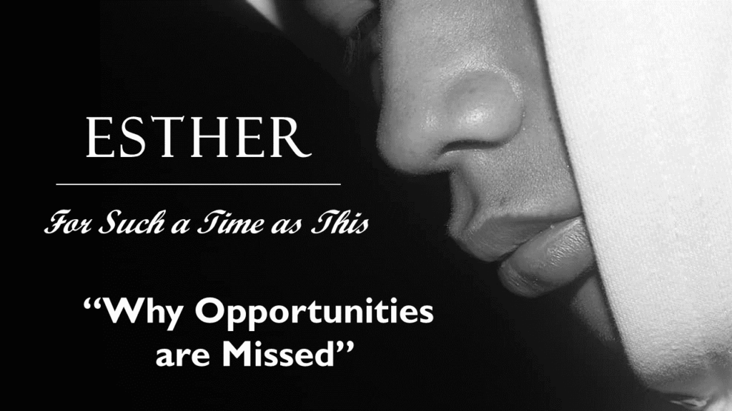 “Why Opportunities are Missed” – Sunday, June 18, 2023