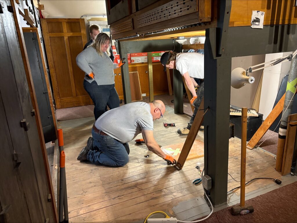 Choir Loft Clear Out